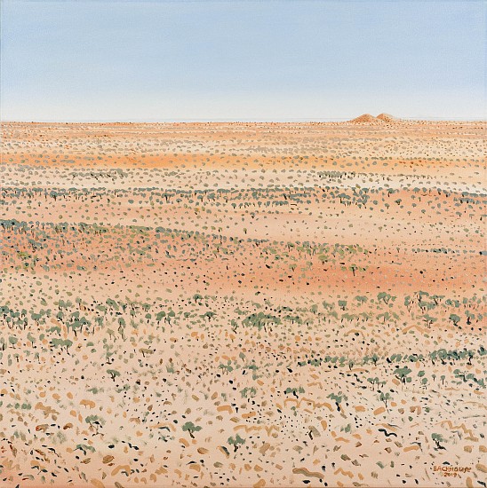 BRUCE BACKHOUSE, The Dunes with Distant Mountains,Tswalu
2019, OIL  ON CANVAS