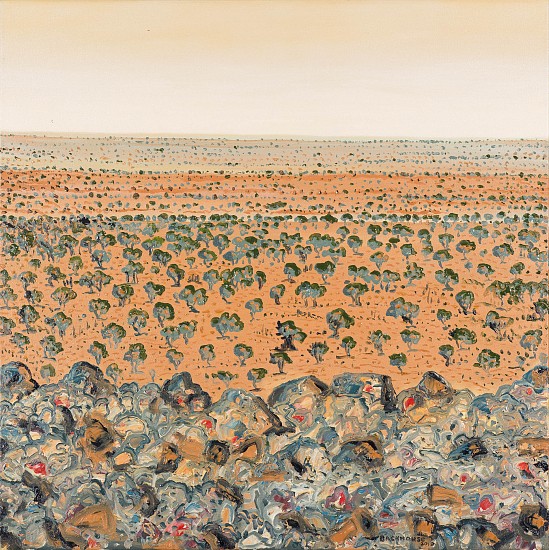 BRUCE BACKHOUSE, The Dunes from Tower Mountain,Tswalu
2019, OIL  ON CANVAS