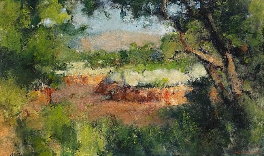 WALTER VOIGT, DRY BED STREAM WITH CAMELTHORN, TSWALU
OIL  ON CANVAS