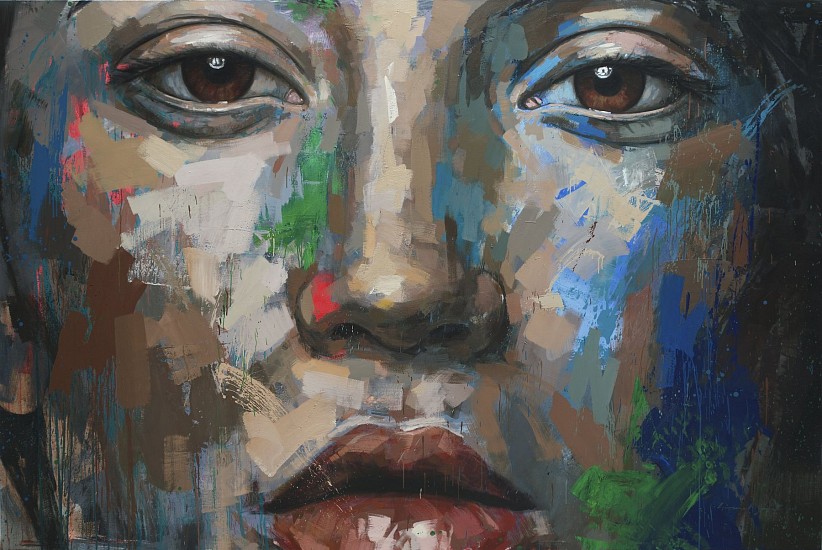 LIONEL SMIT, FRAGMENTED STARE
OIL ON CANVAS