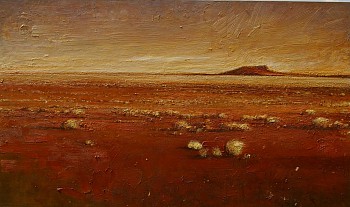 Red Earth landscape Kalahari oil on canvas 91 x 152 cm 03.12