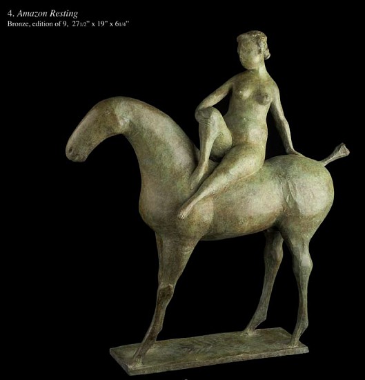 OLIVIA MUSGRAVE, AMAZON RESTING
BRONZE