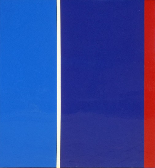 LIBERTY BATTSON, BARNETT NEWMAN
2015, AUTOMOTIVE PAINT ON CANVAS