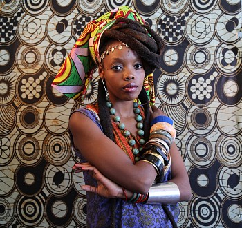 Mbali Mystikal Ebony Langa with Bracelets