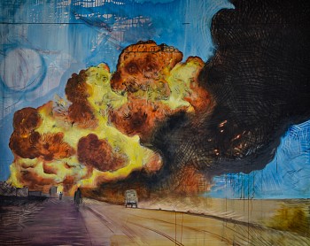 #formation 2.5 x 2 oil and oilstick on canvas