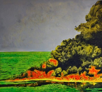 #itsislivingbutnotalife 1.9 x 2.1m oil on canvas