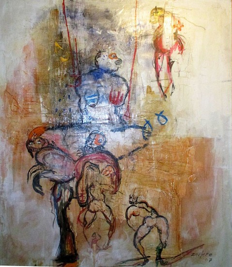 DOMINIQUE ZINKPE, UNTITLED 3
2007, OIL ON CANVAS
