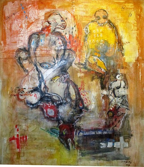 DOMINIQUE ZINKPE, UNTITLED 2
2007, OIL ON CANVAS