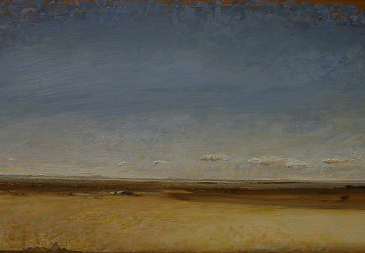 Landscape Blue and Ochre II oil on canvas 114 x 182 cm 05.12