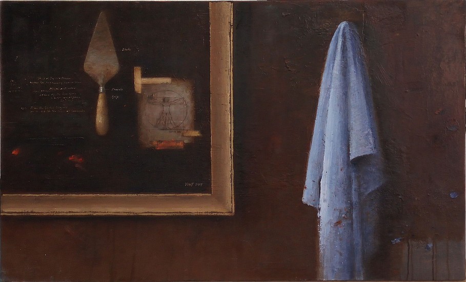 HAROLD VOIGT, COMPOSITION WITH TROWEL (06/17)
OIL ON CANVAS