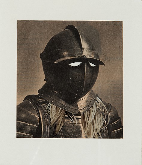 REBECCA HAYSOM, UNTITLED (KNIGHT'S HEAD)
COLLAGE ON PAPER
