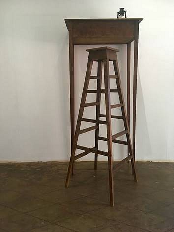 REBECCA HAYSOM, THE LIGHTHOUSE KEEPERS' LOVER
WOOD AND FOUND OBJECT