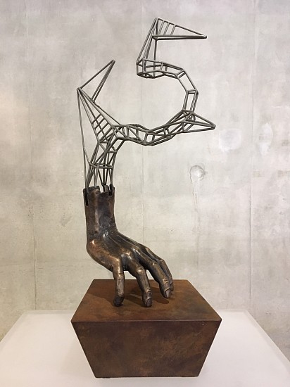 MARTYN SCHIEKERLING, INTREPID TRANSITION (EDITION 1 OF 8)
2017, BRONZE, STAINLESS AND MILD STEEL