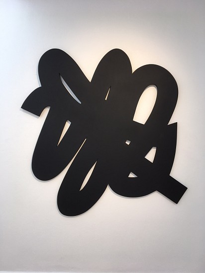STRIJDOM VAN DER MERWE, SCRIBBLE
2017, BLACK PAINTED 32MM MDF (SUPERWOOD)