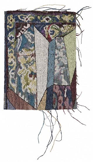 TAMLIN BLAKE, OLD PERSIAN
2018, NEWSPAPER TAPESTRY, FABRIC AND BOARD