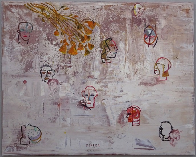 GUY FERRER, THE PRINCE`S COURT
MIXED MEDIA ON CANVAS