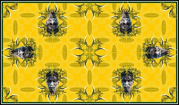 King Print Yellow Web