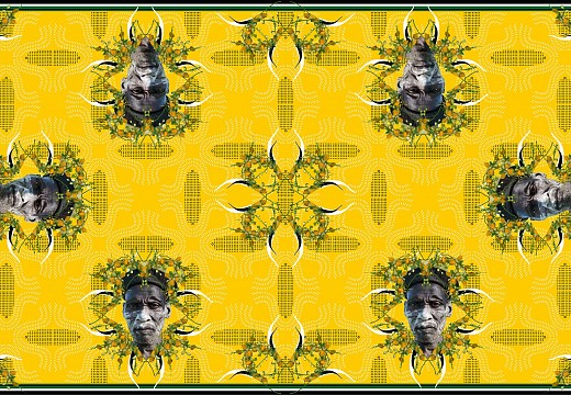 King Print Yellow Web