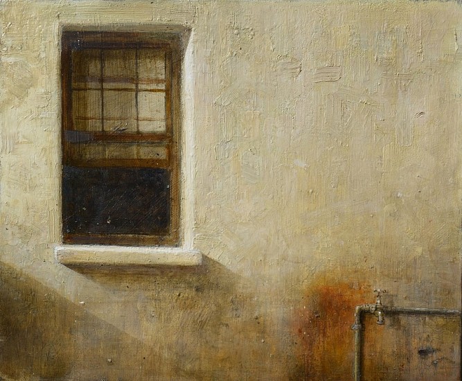 HAROLD VOIGT, SASH WINDOW
OIL  ON CANVAS