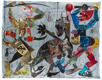 Blessing Ngobeni, Nobody's Land Is Yours, 183 x 230 cm