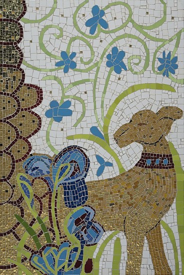 BRONWEN FINDLAY, HUNTING DOG AND IRIS
2020, MOSAIC IN COLLABORATION WITH SAA