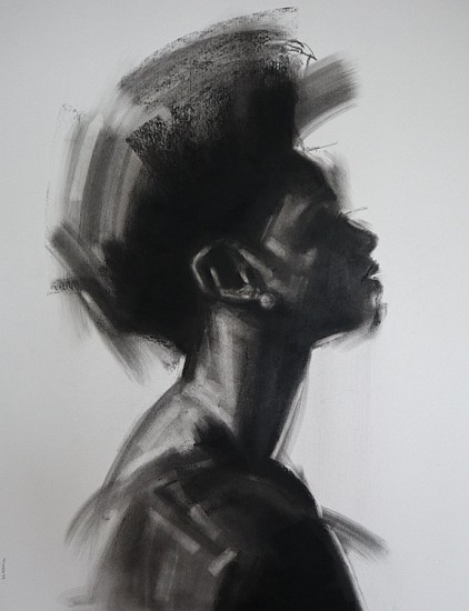 MFUNDO MTHIYANE, IN- SYNC 1
2019, CHARCOAL AND CONTE