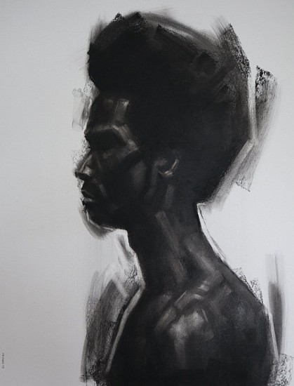 MFUNDO MTHIYANE, IN- SYNC 2
2019, CHARCOAL AND CONTE