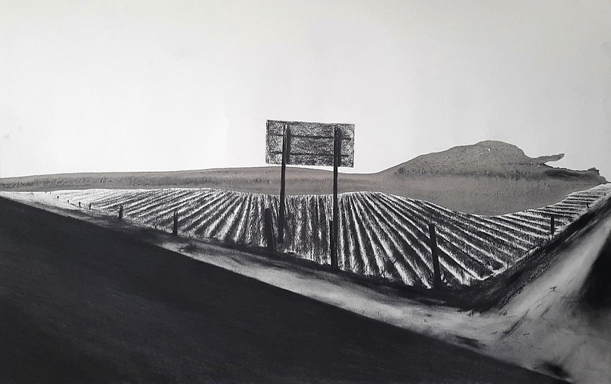 SETLAMORAGO MASHILO, Thabeng tŝa geŝo, home
2020, CHARCOAL AND INK ON FABRIANO