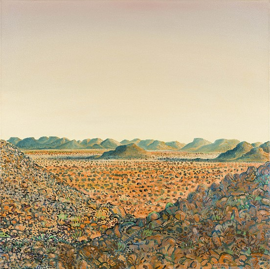 BRUCE BACKHOUSE, From the Chain Road, Tswalu
2019, OIL  ON CANVAS