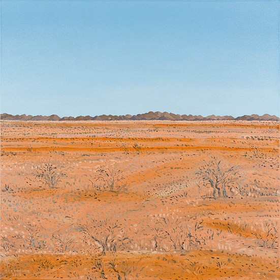 BRUCE BACKHOUSE, Near Dedeben Pan, Tswalu
2019, OIL  ON CANVAS