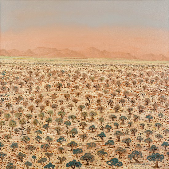 BRUCE BACKHOUSE, Sandstorm,Tswalu
2019, OIL  ON CANVAS