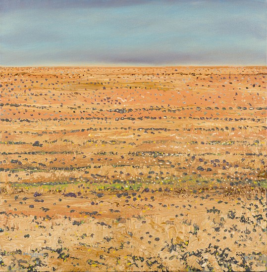 BRUCE BACKHOUSE, Towards the Dunes, with Distant Rain, Tswalu
2020, OIL  ON CANVAS