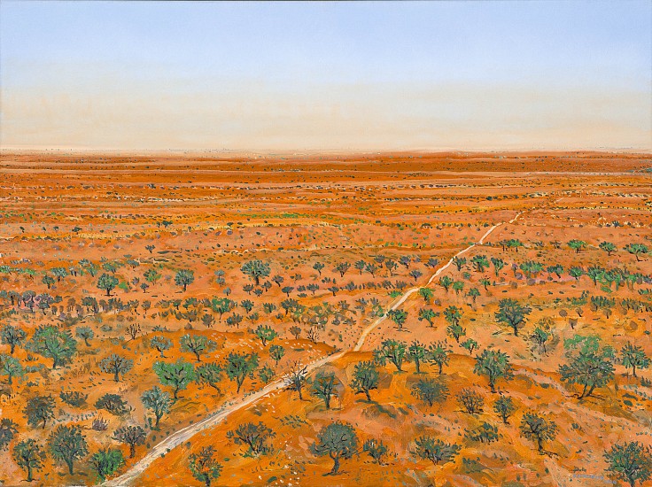 BRUCE BACKHOUSE, Road through the Dunes, Tswalu
2020, OIL  ON CANVAS