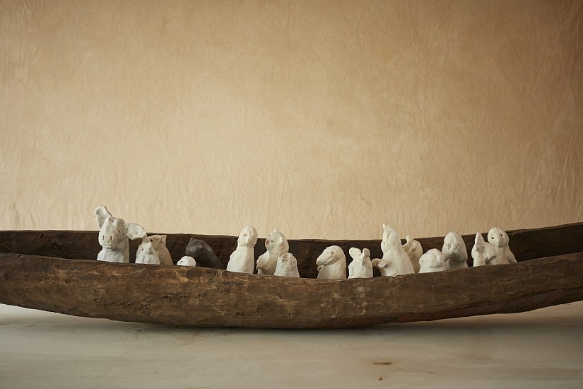 WILMA CRUISE, WHERE NOTHING IS, WHAT IT WAS, JUST NOW
2019, CERAMIC AND WOOD