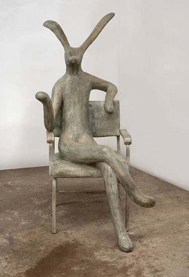 GUY PIERRE DU TOIT, HARE ON CHAIR
2018, BRONZE