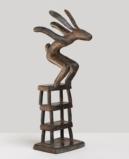 GUY PIERRE DU TOIT, HARE LEAPING OFF STAGE THREE
2020, BRONZE