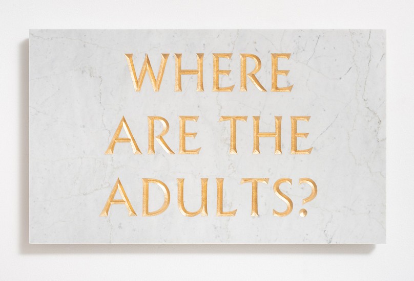 BRETT MURRAY, ADULTS
MARBLE AND GOLD LEAF
