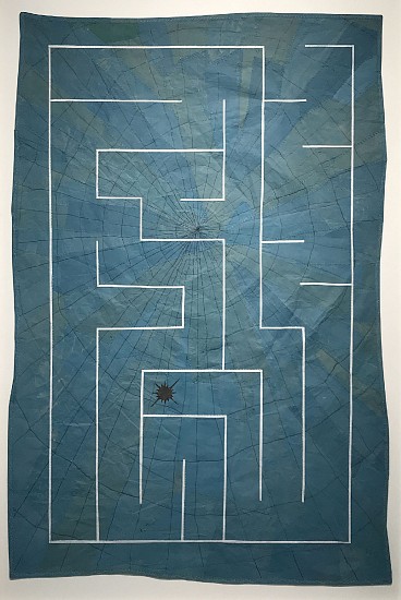 MICHAEL MACGARRY, DOOMSCROLL
2021, RECLAIMED CEMENT PACKET PAPER (LITHOGRAPHIC INK ON UNCOATED PAPER), COTTON