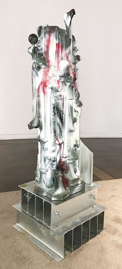 MICHAEL MACGARRY, LEGAL FICTION
2021, BRONZE (VERDE PATINA), GALVANISED STEEL, ENAMEL