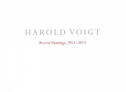 HAROLD VOIGT RECENT PAINTINGS