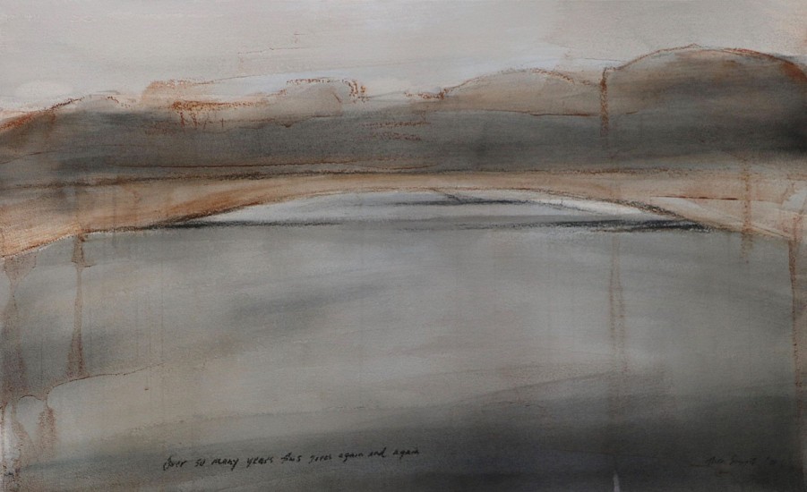THEA SOGGOT, AFTER MANY YEARS
2021, WATERCOLOUR, EARTH, INK AND CHARCOAL ON ARCHERS PAPER