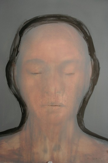 THEA SOGGOT, FACE VI
EARTH,INK AND PASTEL