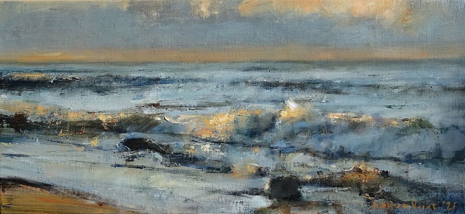 WALTER VOIGT, SEASCAPE STUDY
2021, OIL ON CANVAS