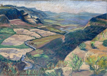 umgeni valley with afternoon shadow e haden