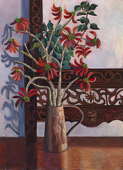 poinsettia still life e haden