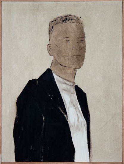 BRETT CHARLES SEILER, PORTRAIT 37
2022, BITUMEN, ROOF PAINT ON CANVAS