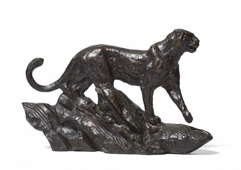 DYLAN LEWIS, WALKING LEOPARD V MAQUETTE (S453)
BRONZE