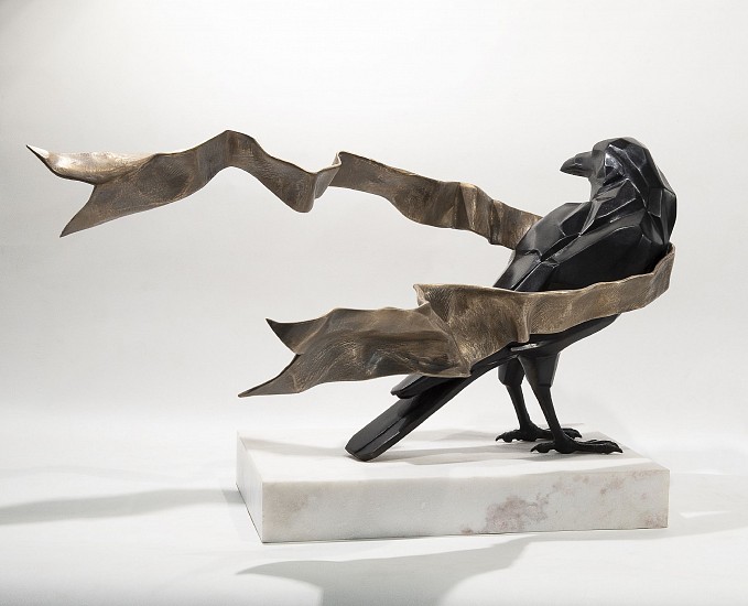 RINA STUTZER, THE MESSENGER
BRONZE AND MARBLE