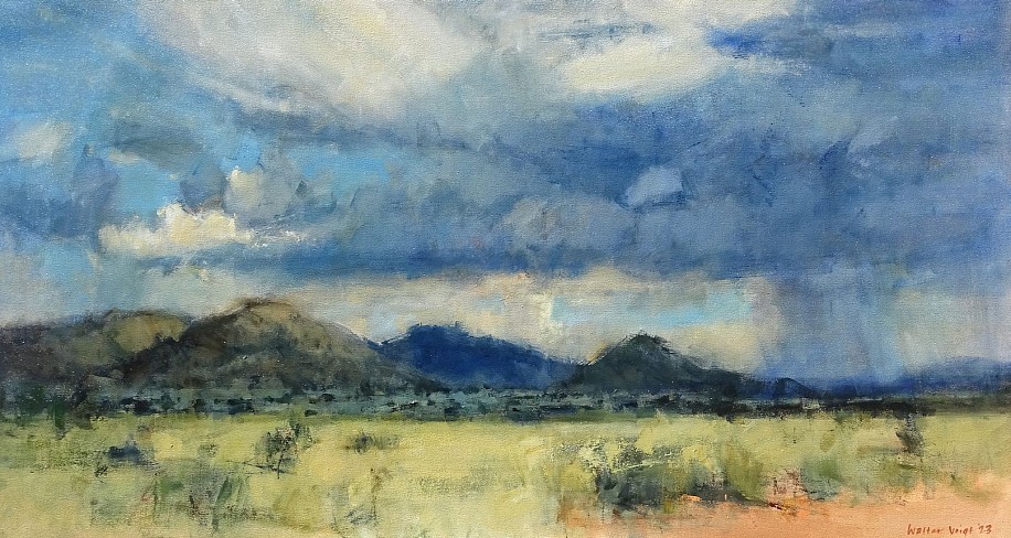 WALTER VOIGT, AFTERNOON THUNDERSTORM, TSWALU THORNVELD
OIL  ON CANVAS