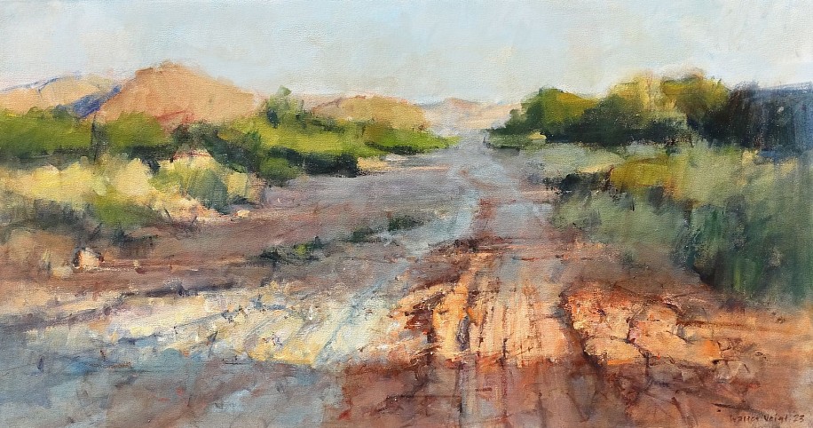 WALTER VOIGT, EARLY MORNING DISTRICT ROAD, TSWALU
OIL  ON CANVAS